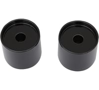 La choppers Riser Extensions - 1-1/2" x 1-3/4" - Black