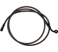 Barnett Brake Line - Upper - Carbon Coat w/ Black Fittings