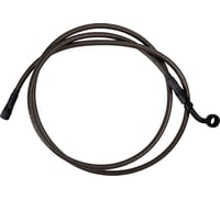 Barnett Brake Line - Upper - Carbon Coat w/ Black Fittings - +6"
