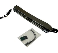 Custom dynamics LED Windshield Trim - Chrome