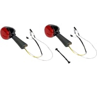 Custom dynamics Rear LED Turn Signal Ringz - Black - Scout