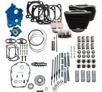 S&S Cycle Power Pack - 4.500" Stroke - Oil Cooled - Black w/o Highlights - M8