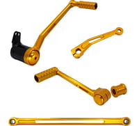 Arlen ness SpeedLiner Foot Control Kit - Solo - Gold