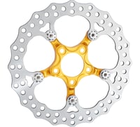 Arlen ness Spider Rotor - 11.8" - Gold - Rear