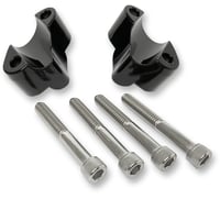La choppers Extension Risers - 1" - Forty Eight - Black