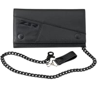 Z1r Z1R Leather Wallet - Black - Long