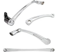 Arlen ness Deep Cut Foot Control Kit w/ Toe Shifter - Chrome
