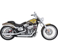 Vance & hines 3" Twin Slash Slip-On Muffler - Chrome