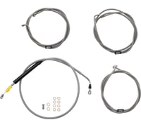La choppers Handlebar Cable/Brake Line Kit - 18" - 20" Ape Hanger Handlebars - Stainless Steel