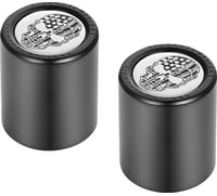 Figurati designs Docking Hardware Covers - American Flag Skull - Contrast Cut - Black