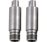 Cycle visions Chrome Fork Tube Extensions - 41 mm Diameter - Extends +3"