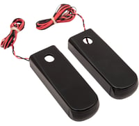 Alloy art LED Strut Light - Smoke/Red Black FLHC