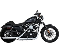Vance & hines 3" Twin Slash Slip-On Muffler - Chrome