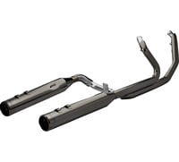Khrome werks 2-into-2 Dominator Exhaust System with 4-1/2" Mufflers - Eclipse® with Klassic Tip - M8 