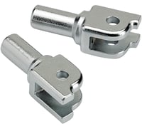 Biltwell Footpeg Mount - Chrome - Softail