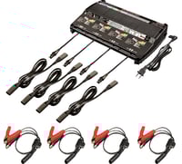 Tecmate Battery Charger/Maintainer - 4 Banks