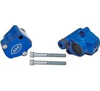 S&s cycle Breather Head Kit - Billet Anodized Blue - M8