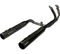 Khrome werks 2-into-2 Dominator Exhaust System with 4-1/2" Mufflers - Eclipse® with Race Tip - M8 