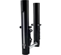 Performance machine (pm) Fork Leg Kit - Black - Lower - Single Disc - Contrast Cut - '14-'20 FL