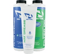No toil Evolution Filter Oil, Cleaner, and Rim Grease Kit