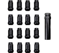 Itp Lug Nut - Black - 12 mm