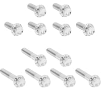 Arlen Ness Bolt Kit - Rocker Box - 12-Point - Titanium - Polished