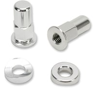 No toil Rim Lock Nut/Spacer - Kit - Silver