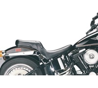Le pera Daytona 2-Up Seat - Without Backrest - Smooth - Black - Softail '84-'99