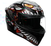 AGV K1 S Helmet   Lyzard   Matte Black/Gray/Red 