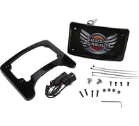 Custom dynamics License Plate Frame/Turn Signal Eliminator - Black