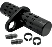 Pro-one perf.mfg. Oil Cooler Kit - No Gauge - Black - 1" - 1-1/4"