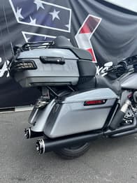 Khrome werks 4.5" Mufflers for Touring - Black with Tracer