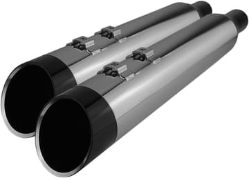Khrome werks 4.5" Mufflers for Touring - Chrome with Edge