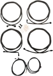 La choppers Cable Kit - 12" - 14" Handlebars - Midnight
