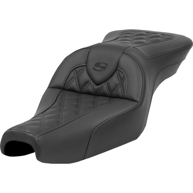 Saddlemen Roadsofa™ Seat - without Backrest - Lattice Stitch - XL '04-'22 Saddlemen Roadsofa™ Seat - without Backrest - Lattice Stitch - XL '04-'22