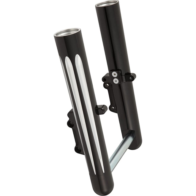 Arlen ness Fork Legs - Black - Deep Cut - Dual Disc Arlen ness Fork Legs - Black - Deep Cut - Dual Disc