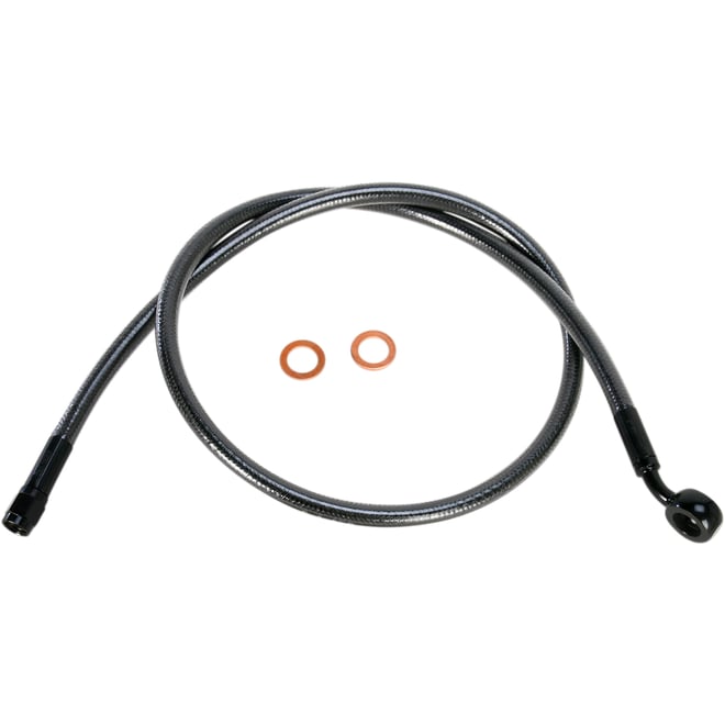 Magnum shielding Brake Line - 7/16"-35° - 34" - Black Pearl