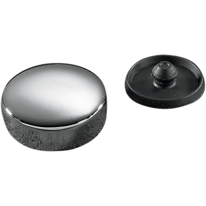 Colony Chrome Stem Bolt Cover and Rubber Plug - '57-'78 XL