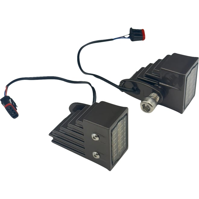 Custom dynamics LED Turn Signals - Front - Dark Bronze Custom dynamics LED Turn Signals - Front - Dark Bronze