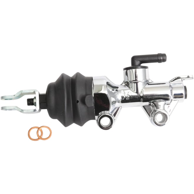 Drag specialties Master Cylinder - Rear - Chrome