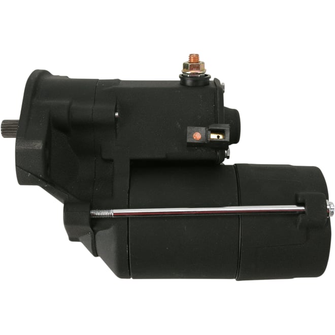 Terry components Starter Motor - Harley Davidson - Black Wrinkle