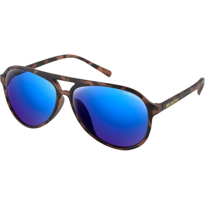 Bobster Maverick Sunglasses - Matte Brown Tortoise - Brown HD Blue Mirror Bobster Maverick Sunglasses - Matte Brown Tortoise - Brown HD Blue Mirror