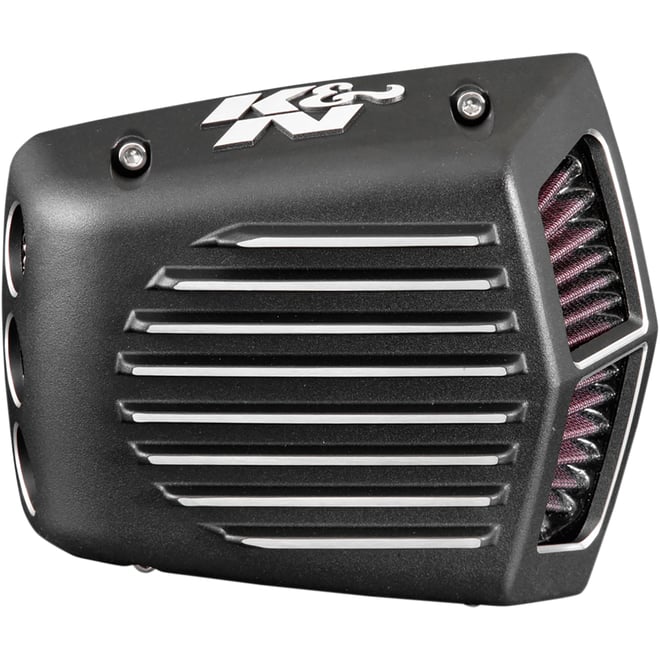 K & n Street Metal Air Intake Kit - Shaker - Black - M8