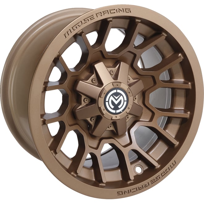 Moose utility Wheel - 24X - Rear - Bronze - 12x8 - 4/110 - 4+4