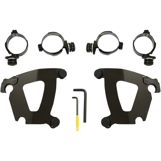Memphis shades Road Warrior Mounting Kit - Black - FXFB