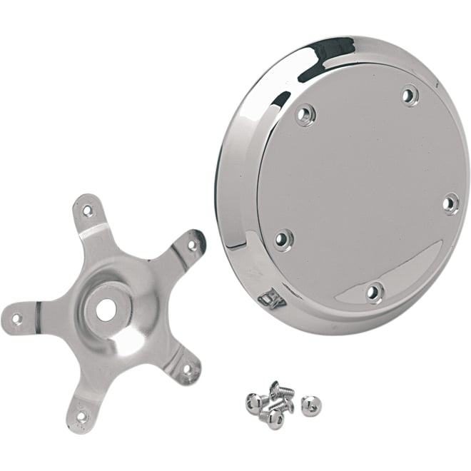 Drag specialties Five-Bolt Domed Air Cleaner Insert - Chrome