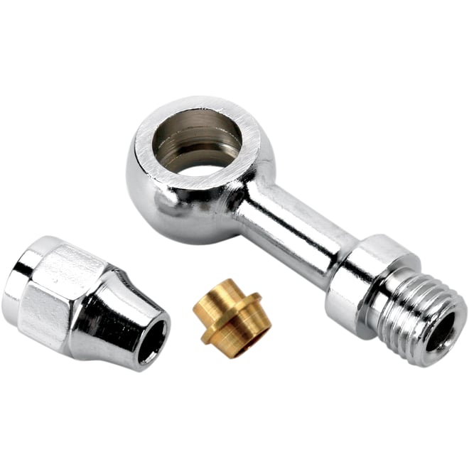 Drag specialties Banjo Fitting - 3/8"/10mm - Straight
