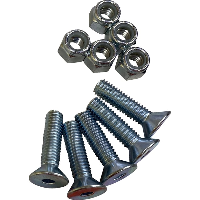 Drag specialties Hardware Kit - Brake Rotor - Socket-Head - with Nut - 3/8"-16