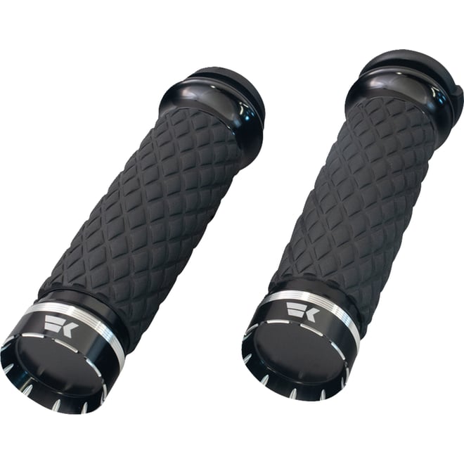 Khrome werks Grips - Tracer - Custom Contour - Diamond - Black