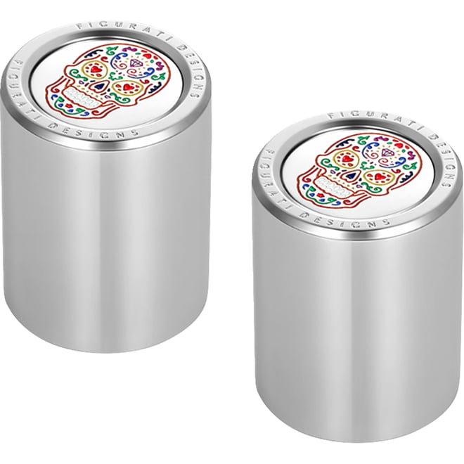 Figurati designs Docking Cover - Medium - Mirror Polished - Sugar Skull